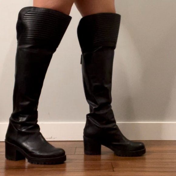 Over-the-knee Nine West Moto boots S-8- - Picture 5 of 7